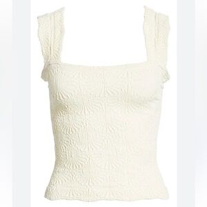 Love Letter Floral Knit Camisole Free People NEW